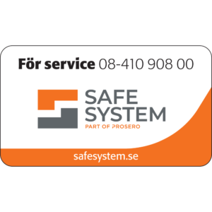 Servicedekal 70x40 mm