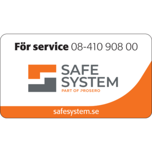 Stor servicedekal 90x50 mm